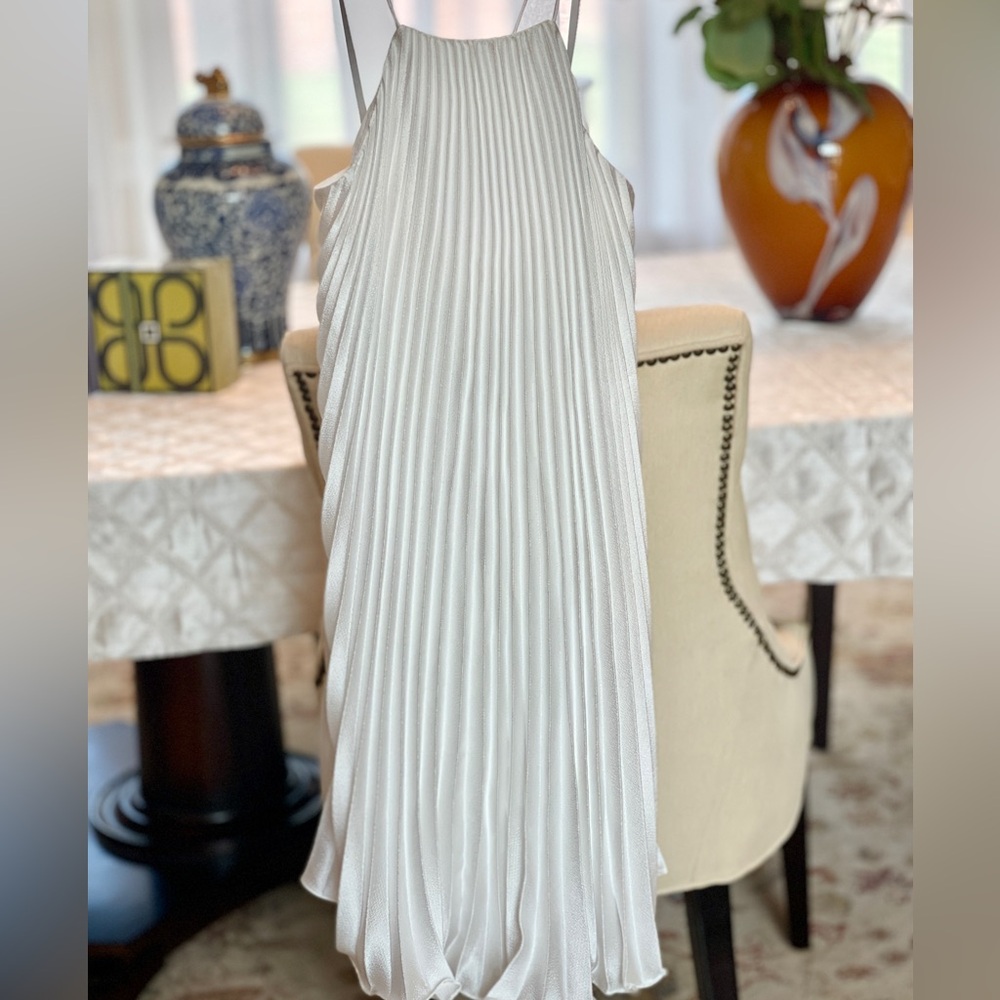 MONIQUE LHUILLIER - Satin Halter Minidress